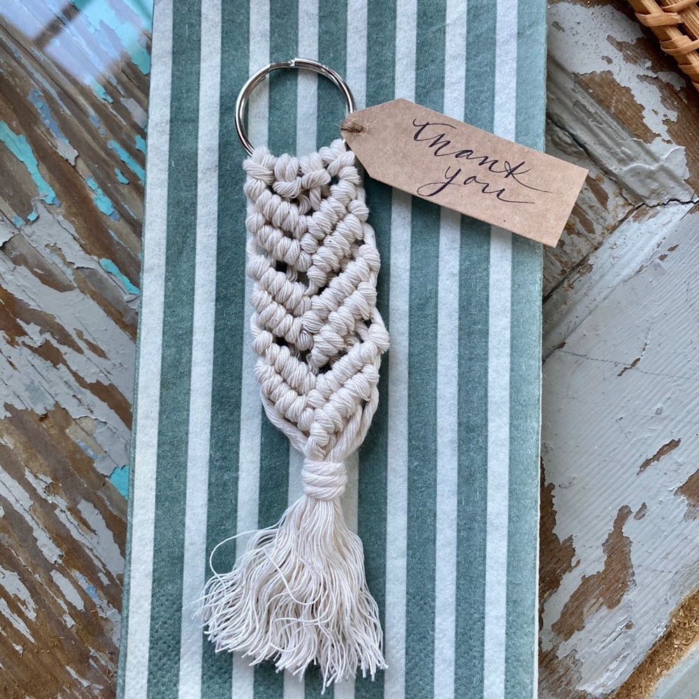 Macrame keychains